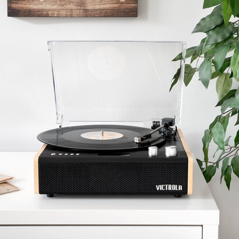 Record player in-law gift