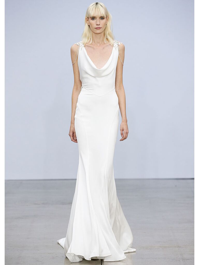 slip dress bridal