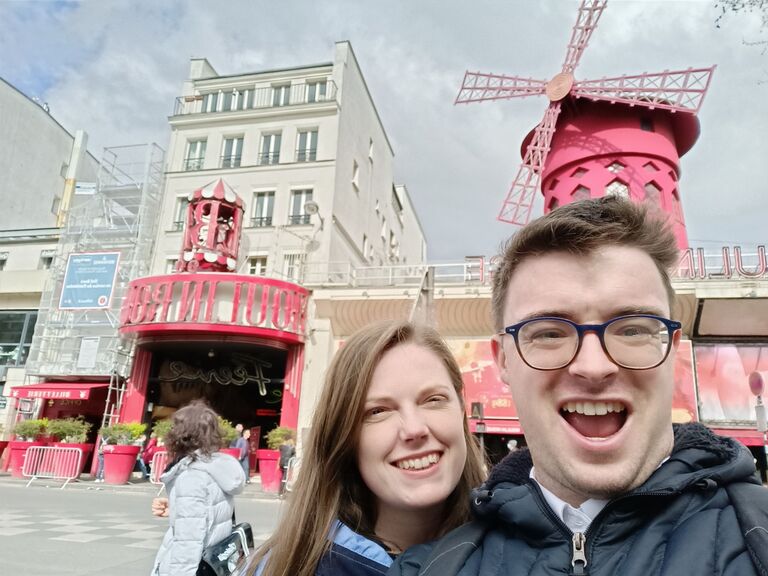 First red windmill! Can Can you believe it!