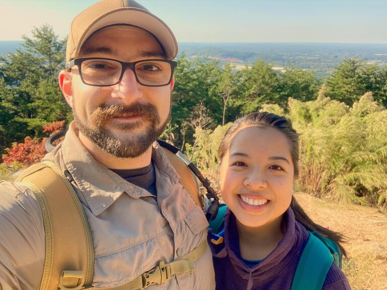 This was one of our first hikes together at Pine Mountain in Georgia. Enjoying the outdoors has been one of the hobbies we love doing together.