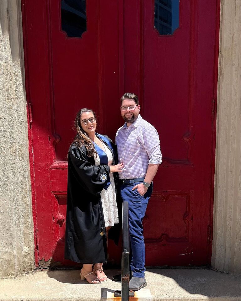 Rosanna graduates Nursing School.