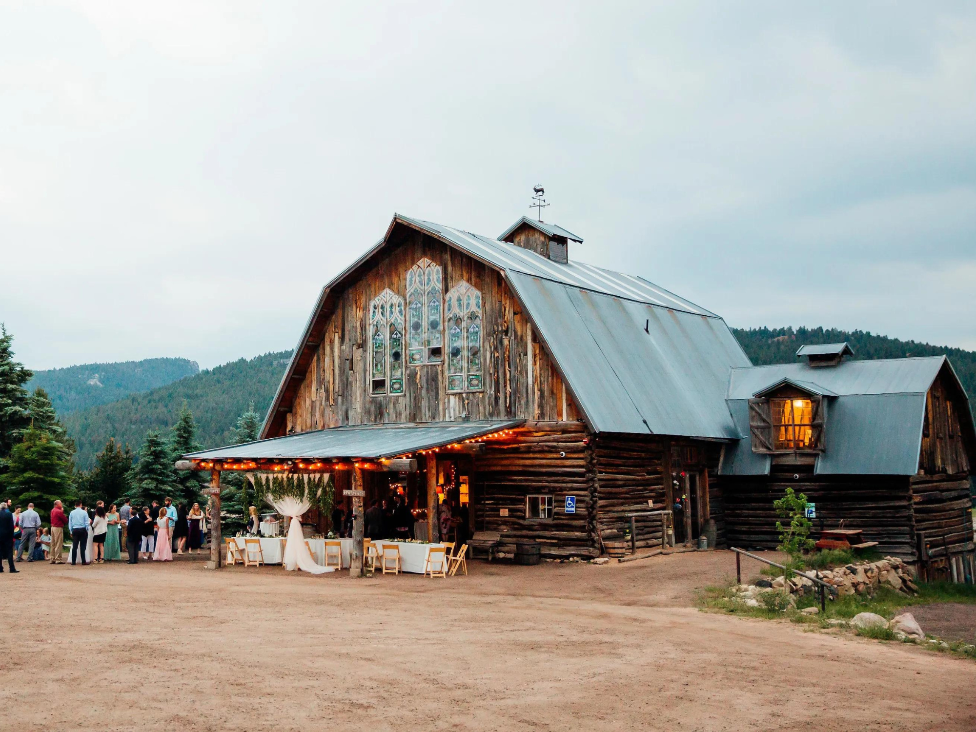 The Barn At Evergreen Memorial Park barn wedding venue in Colorado