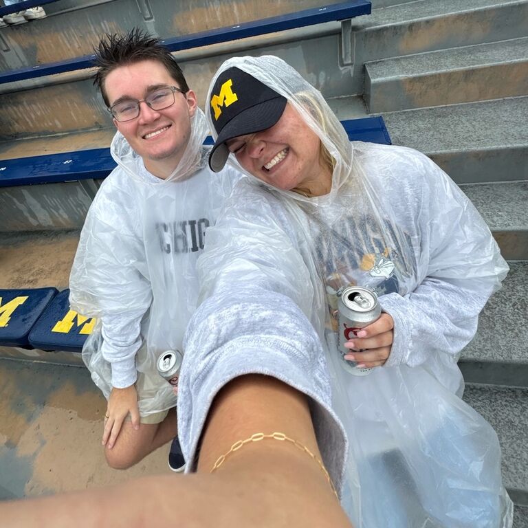 We went to Ann Arbor to visit Kyra and attended the Michigan vs Minnesota game.