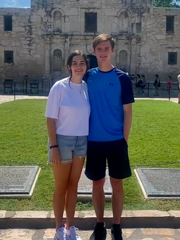 Justin took Jess on a tour of his hometown, San Antonio. Had to make sure she saw the River Walk and The Alamo (no, she did not forget it!)