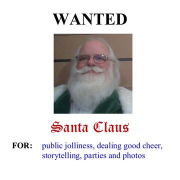 Wanted: Santa Claus - Santa Claus - Grapevine, TX - Hero Main