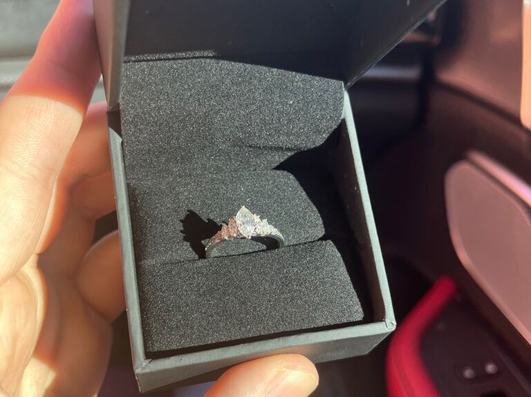 Caleb buys an engagement ring.  While visiting Shelby on Spring break in March, I (Caleb) asked Shelby's dad to marry her!