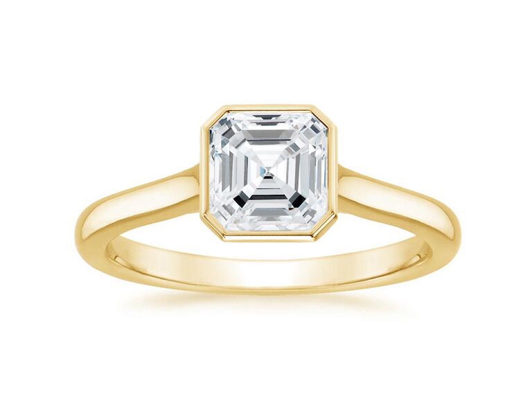 asscher cut engagement rings