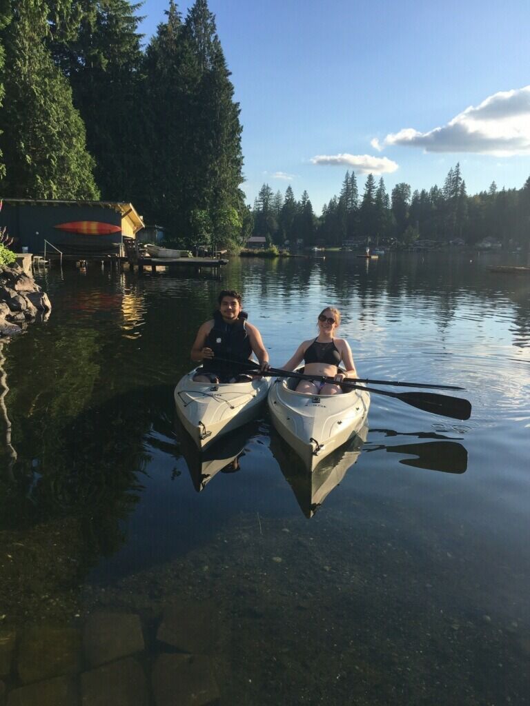 Summer Kayaking Adventures - "I have to wear my life vest, because that's the rules." he said.