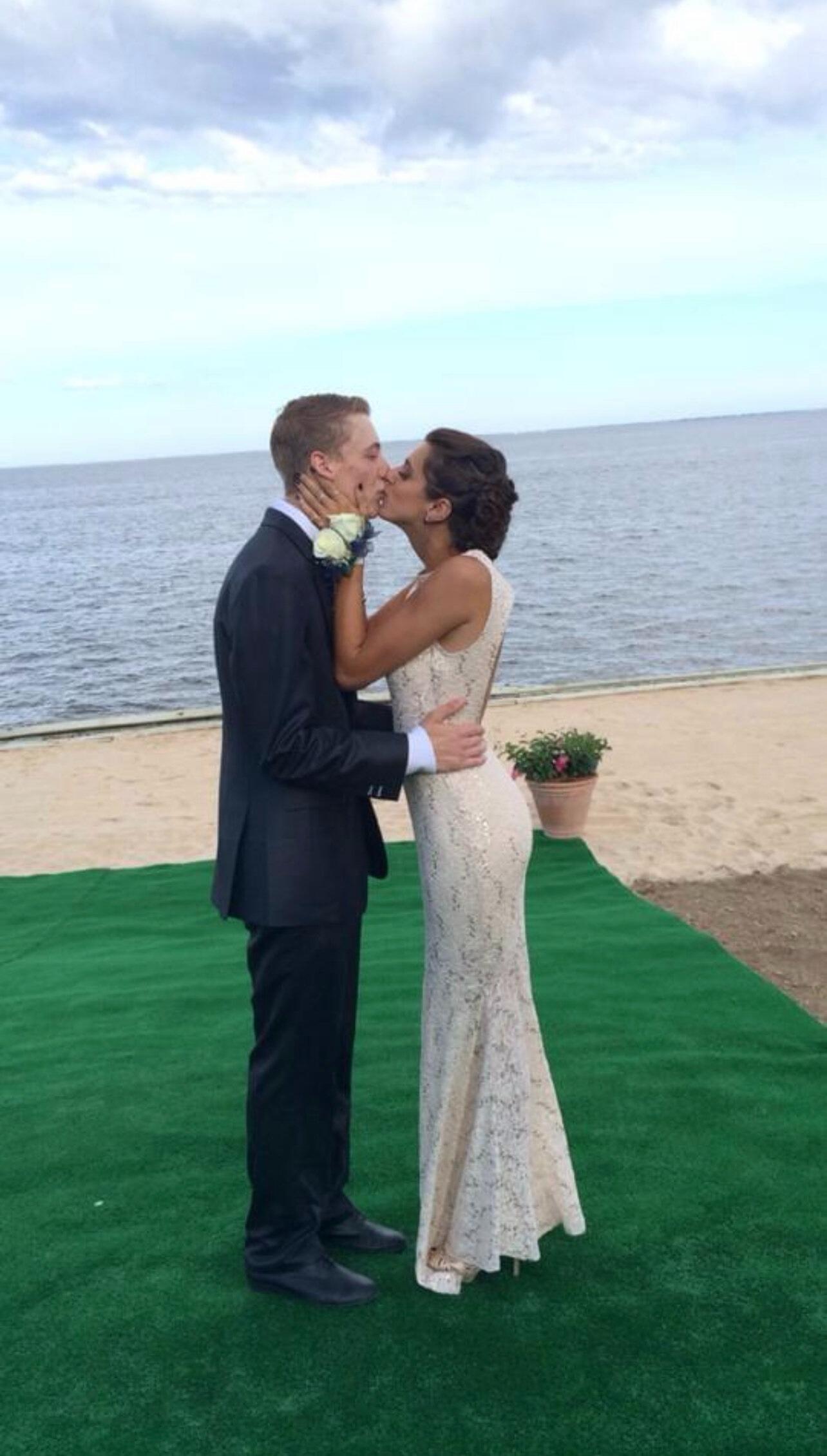 and the following year Michaela is Andrew's date to his senior prom!