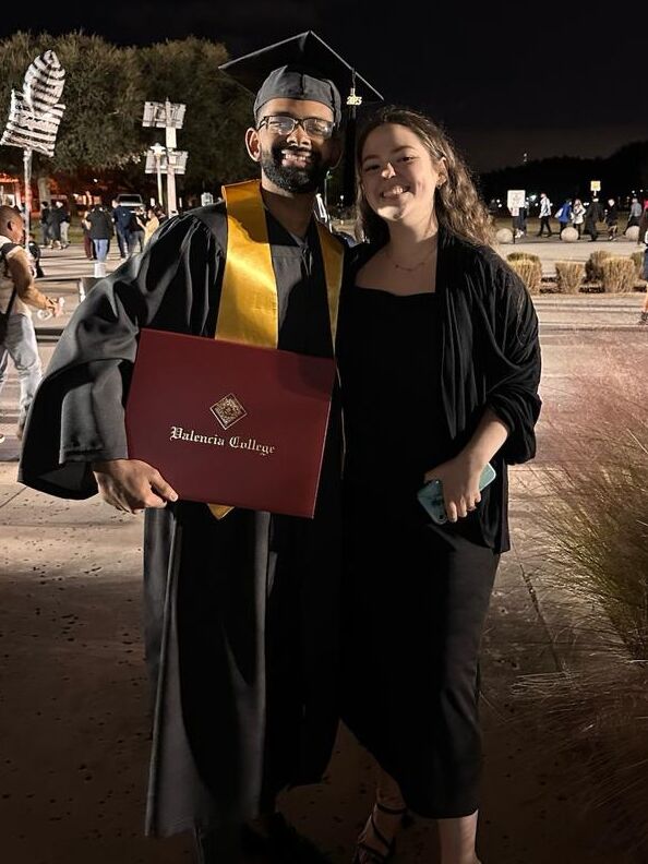 When Guillermo graduated college with his bachelors degree