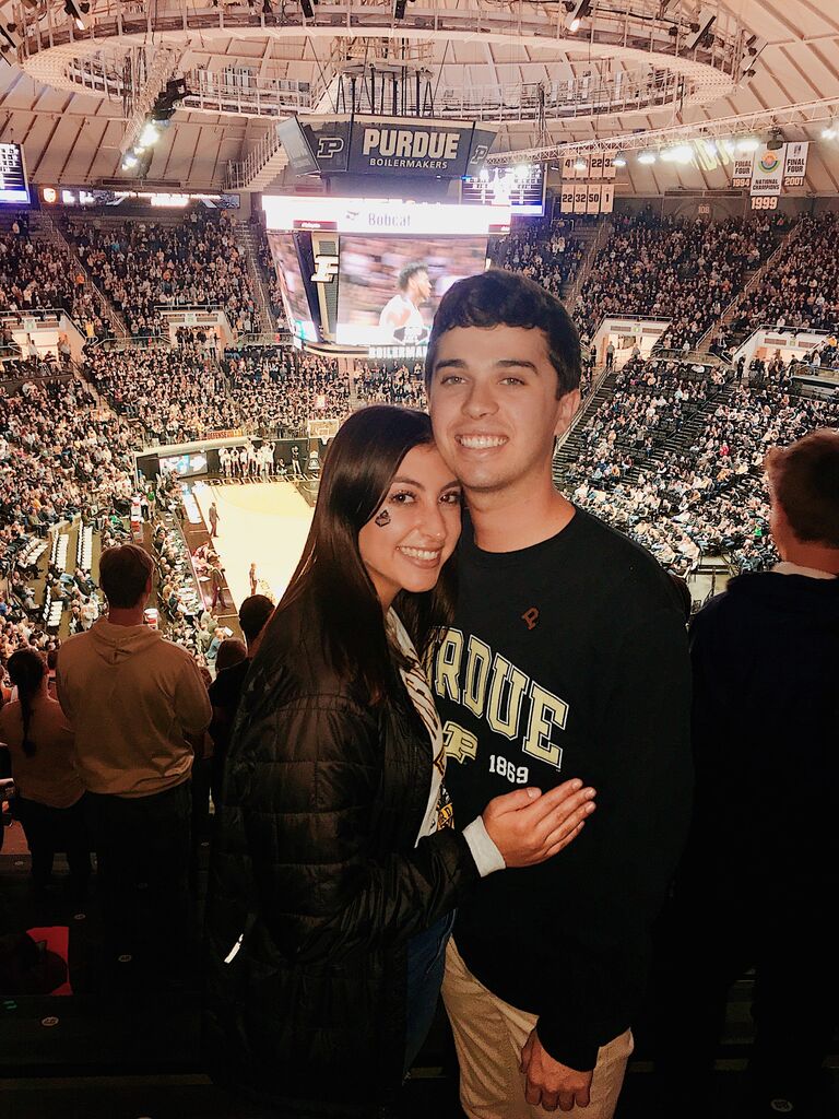 The couple soaked up all their 'lasts' at Purdue University with family and friends from football and basketball games, date nights, dances, Breakfast clubs, tailgates, volunteer events, holidays, and celebrating their one year anniversary. 