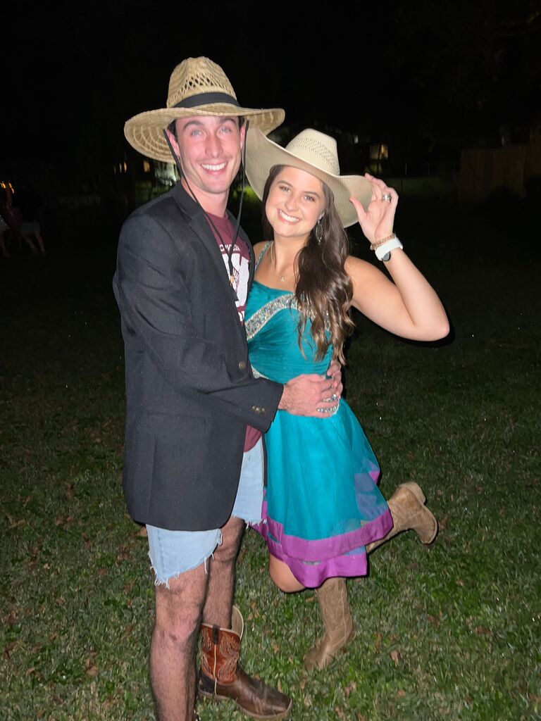 Our first Chi O date party! And yes, David did invite himself!