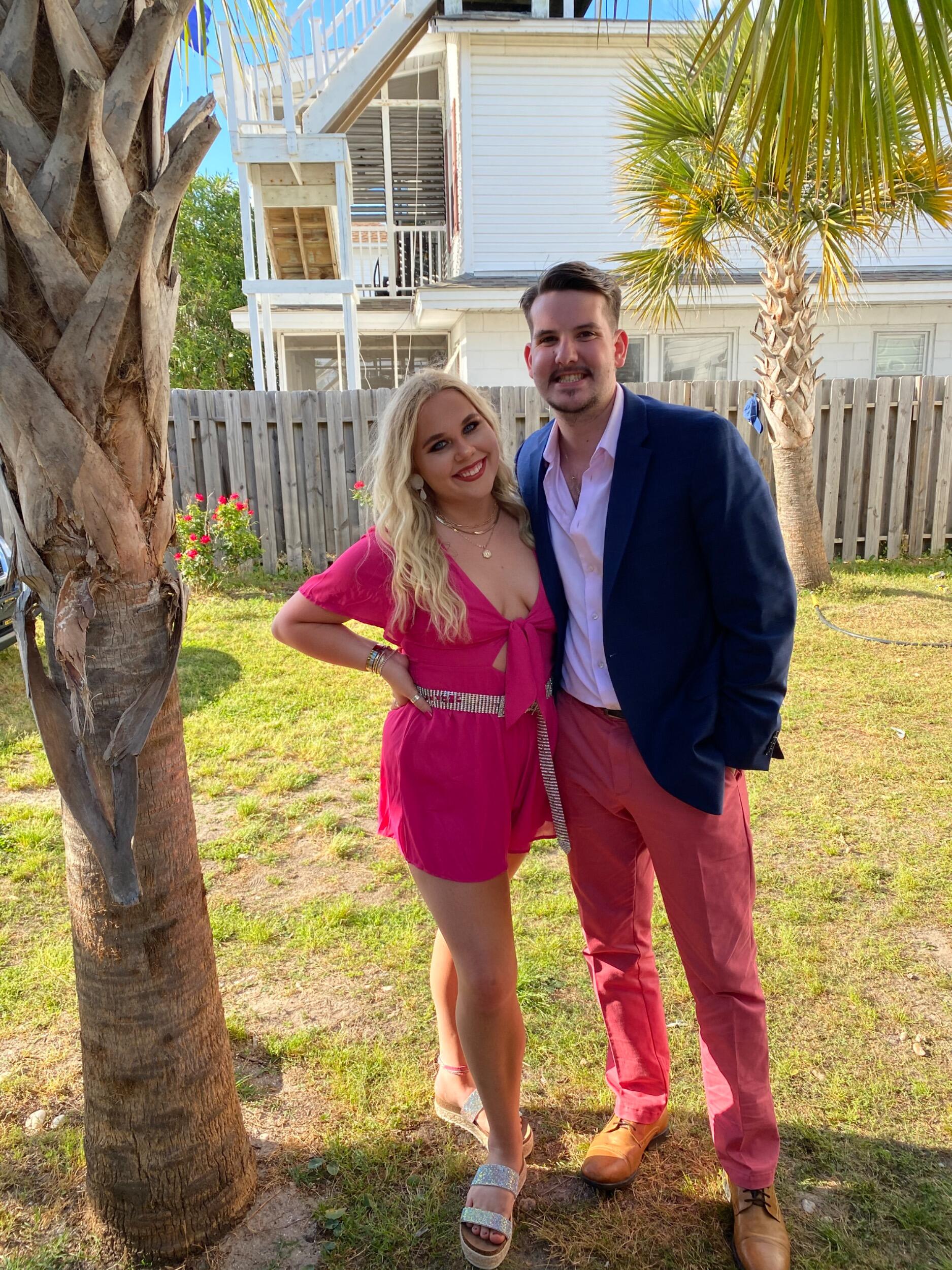 Day Nick asked me to be his girlfriend on a sunset stroll! I said ya!!!