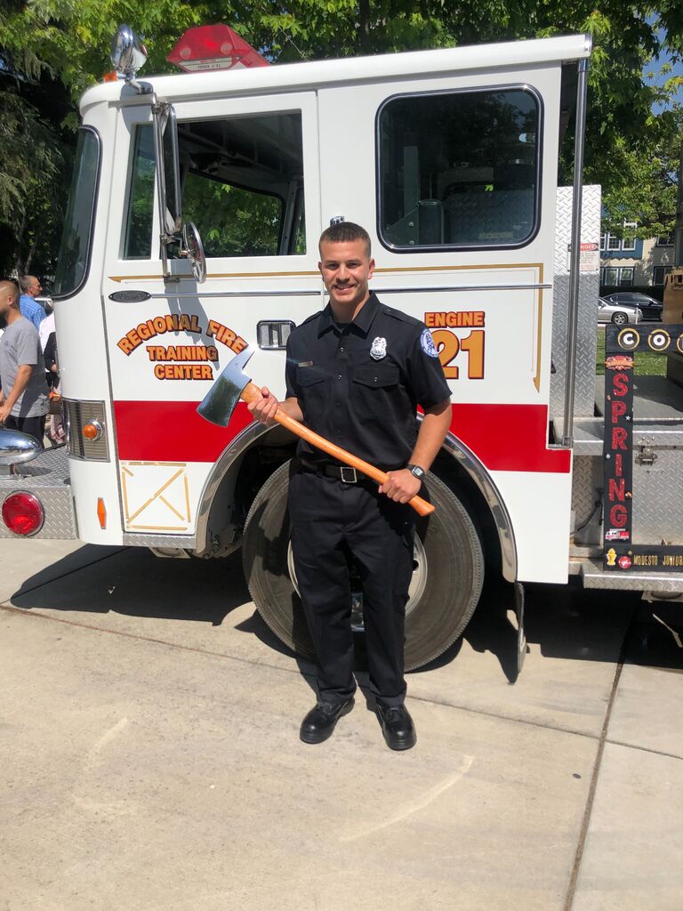 Anthony graduated from Modesto Fire Academy!