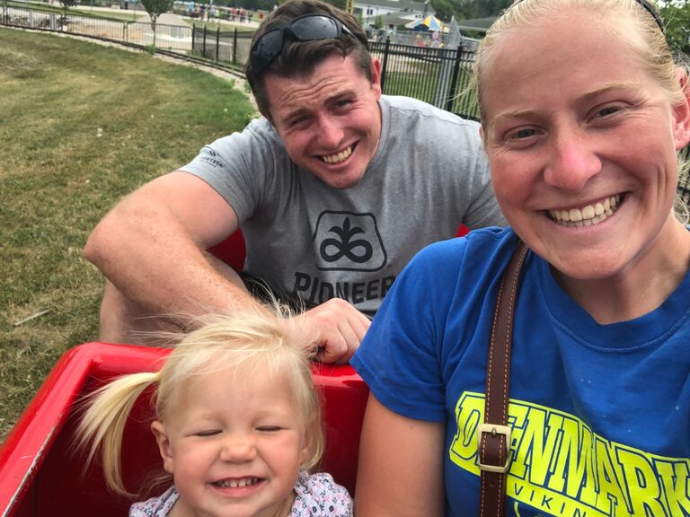 Taking Luelle to Bay Beach together!