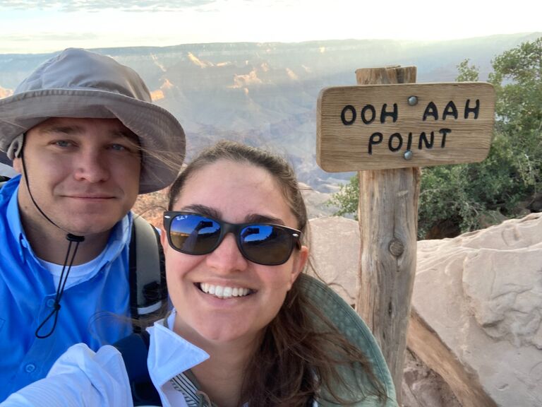 Ooh aah point morning of our engagement