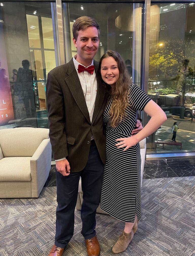 A beautiful symphony night attended as part of being in the Honors College at Belmont Abbey, traditionally followed by IHOP with many friends.