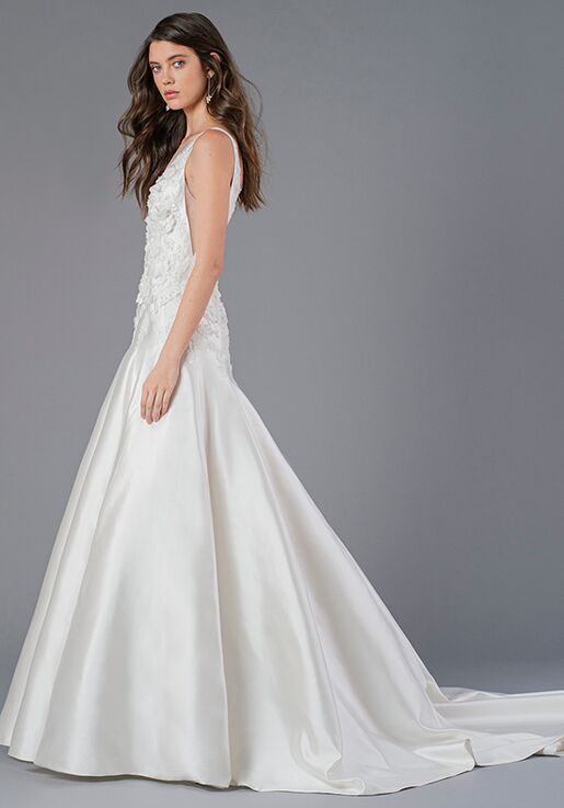 bardot mermaid wedding dress