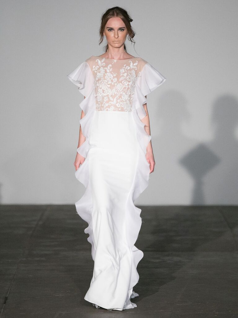 Rime Arodaky Fall 2018 Collection: Bridal Fashion Week Photos