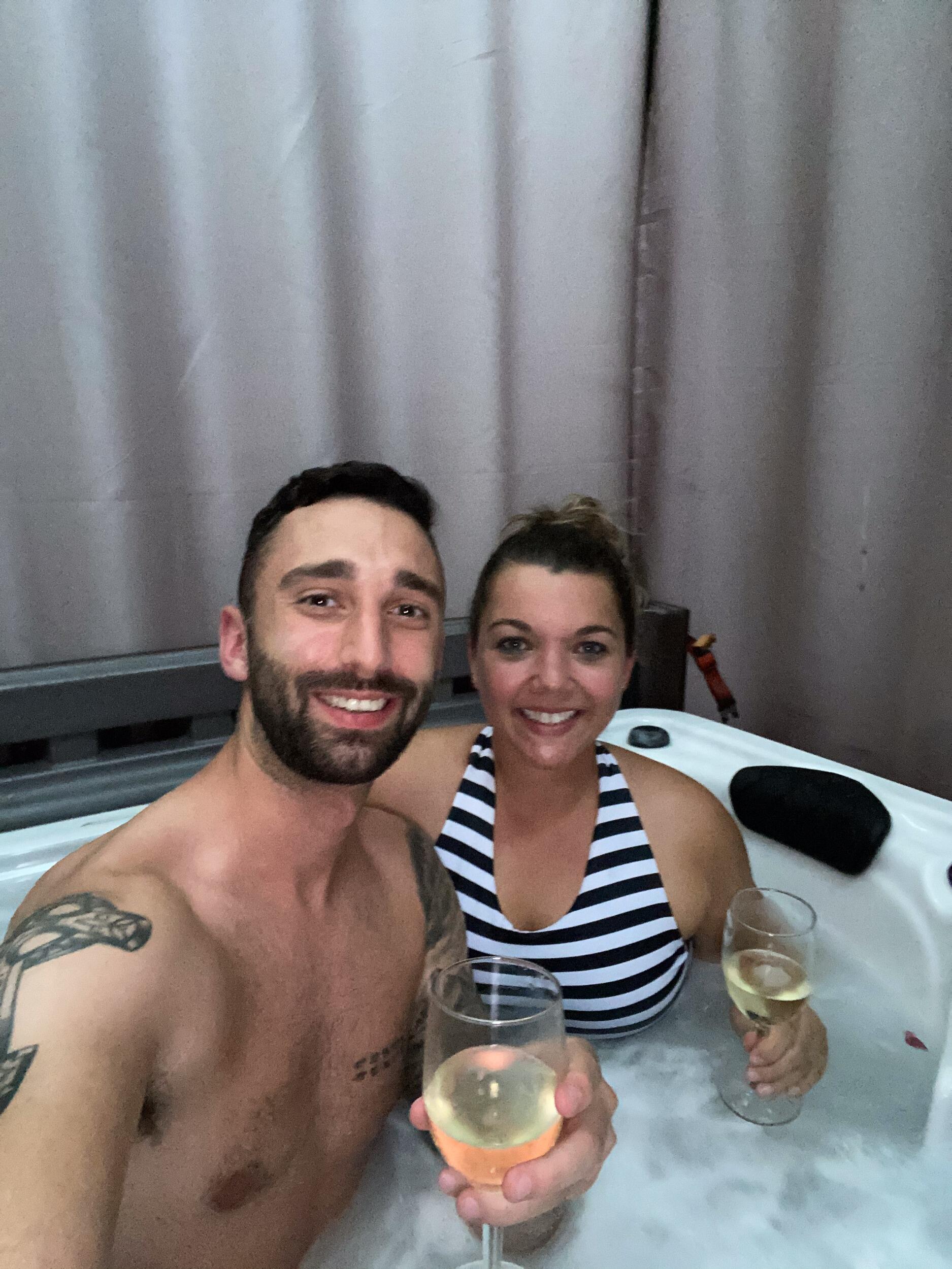 Brian surprised Keri with a staycation to celebrate the news - Respawn officially approved his remote work request. He can move to Atlanta!