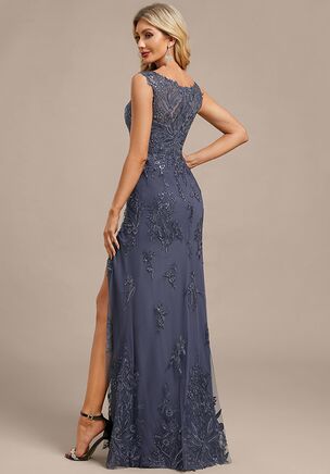 Celebrate this proud and beautiful milestone in the JJ's House Fronia Sheath/Column Sequins Lace Mother of the Bride Dress! Designed with elegant details and a sophisticated silhouette, this gorgeous outfit ensures you look stunning and feel confident as you witness your child's unforgettable day.