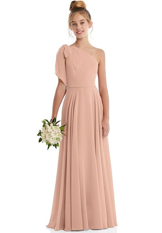 Junior bridesmaid outlet dresses with sleeves