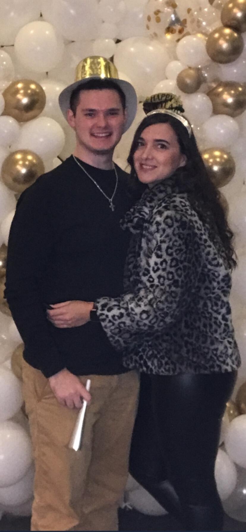 celebrating our first NYE together at 4th Street Live in downtown Louisville. 