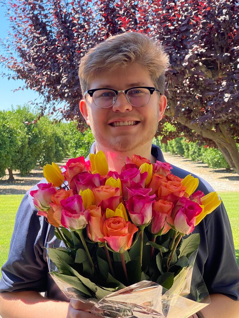 Fun Fact: Matthew would bring me flowers every week.