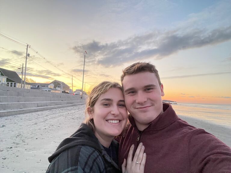 On the way home from Christmas in MA we stopped at York to see the sunset.