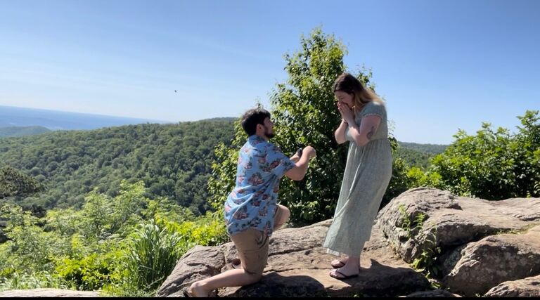 The best day ever, this was on Hazel Mountain Overlook in Shenandoah National Park.