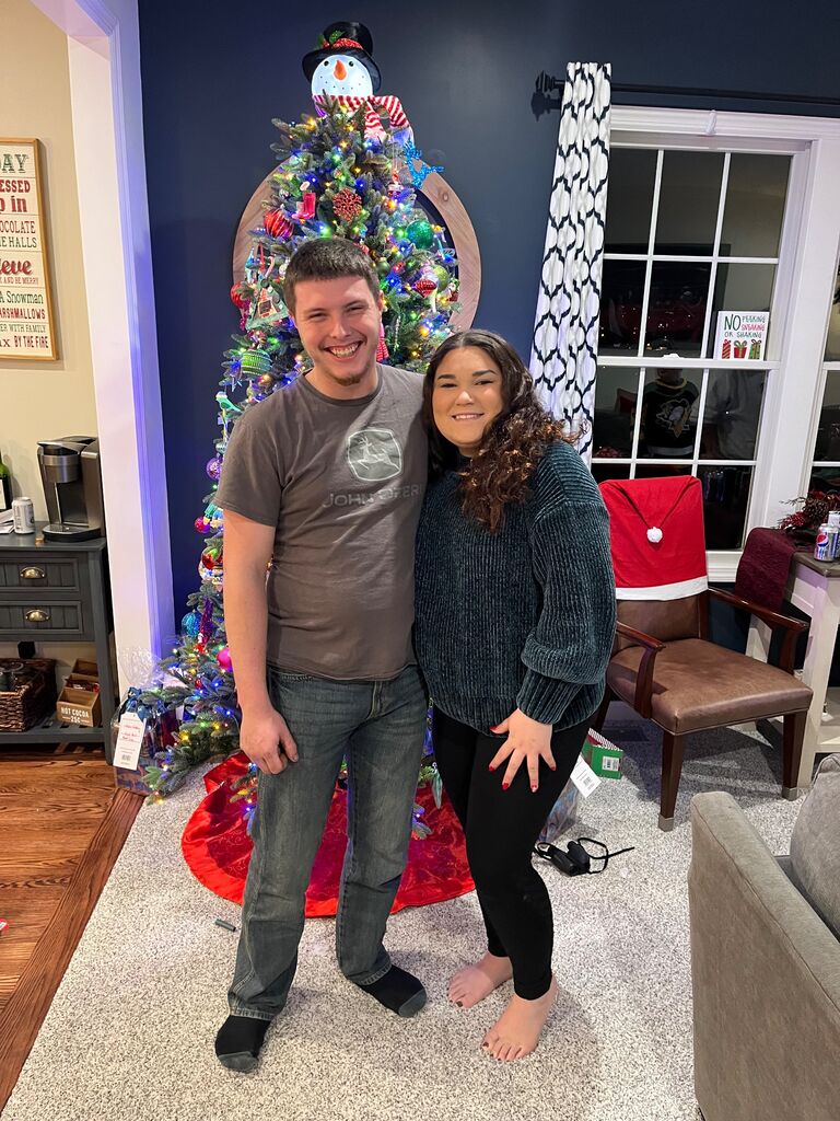 1st Christmas spent together.