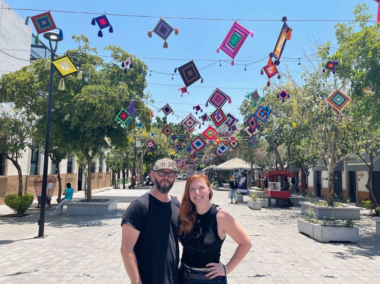 They visited Nick's parents, Rob and Phyl, in Mexico!