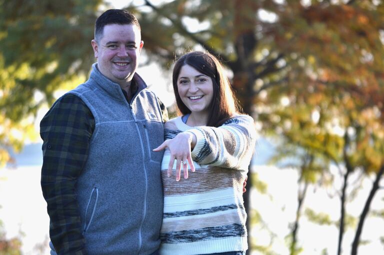 Remember that White Rock Lake date a month into dating? Well, we returned for the proposal. It was a beautiful autumn day full of love and joy.