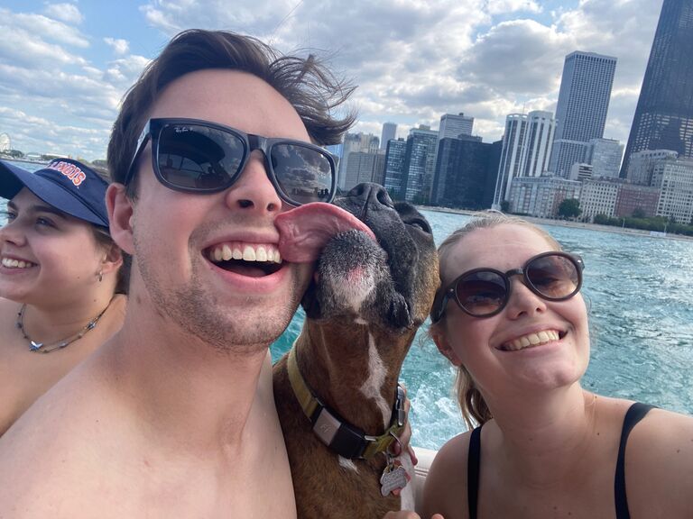 Boating with Oscar