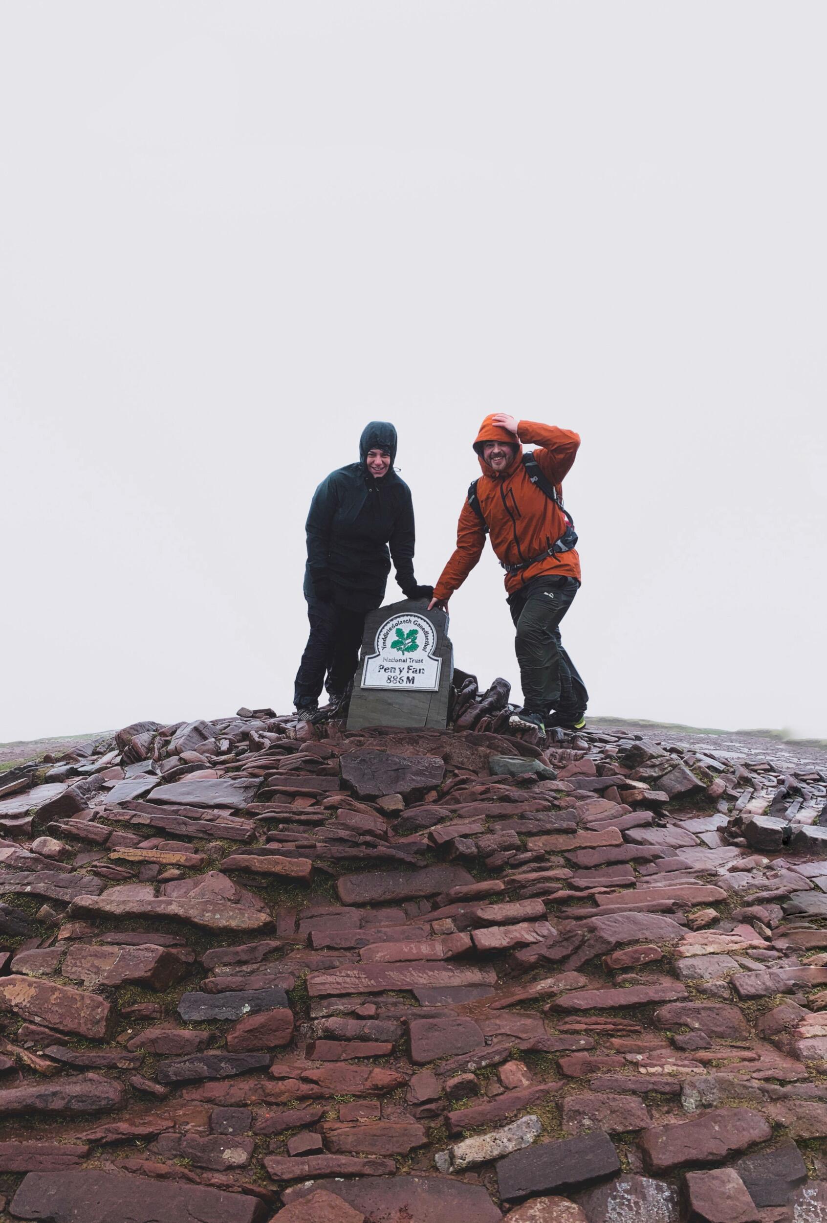 We did it! Through rain, hail and wind