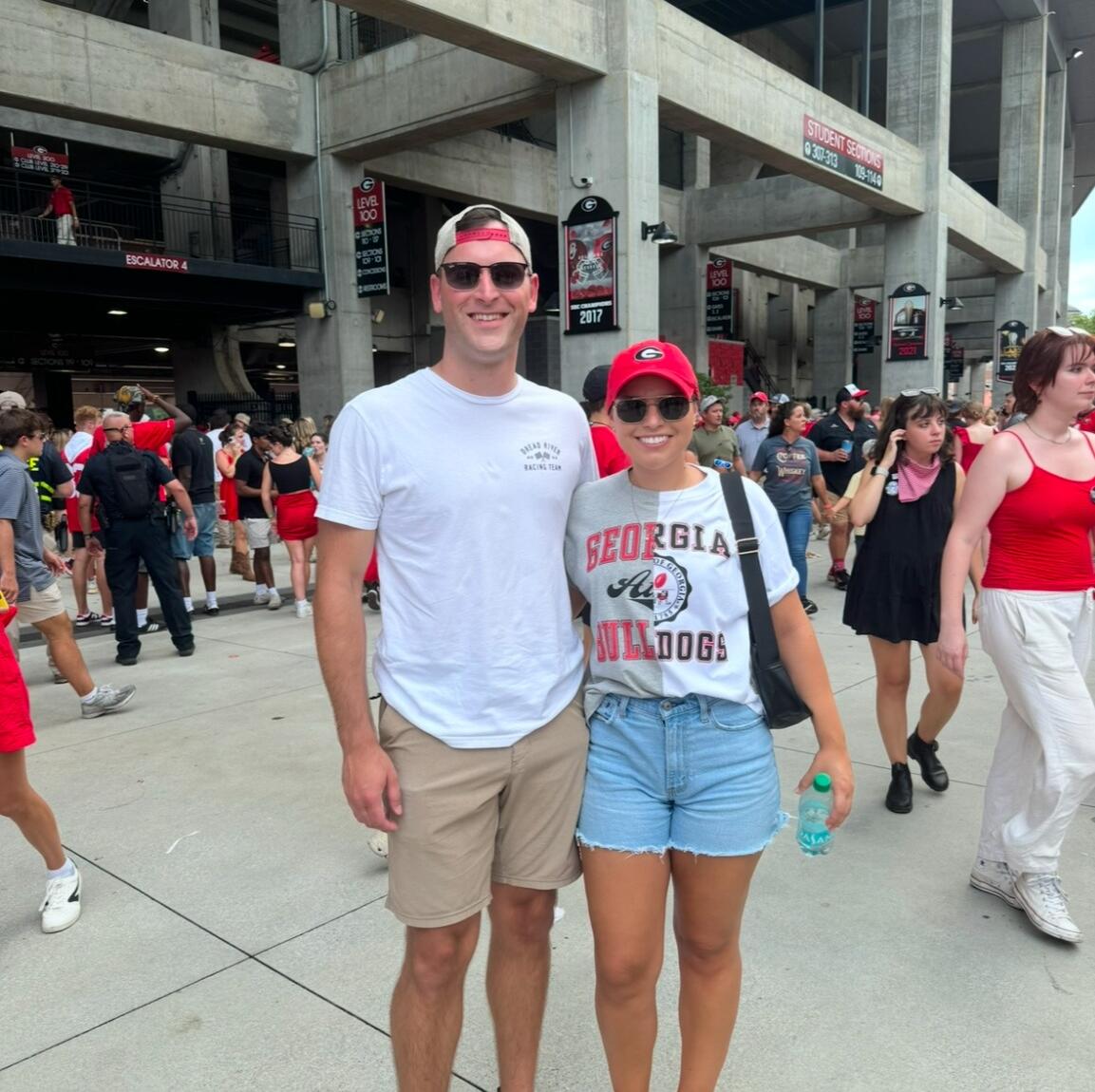 Our first Georgia Bulldogs game.