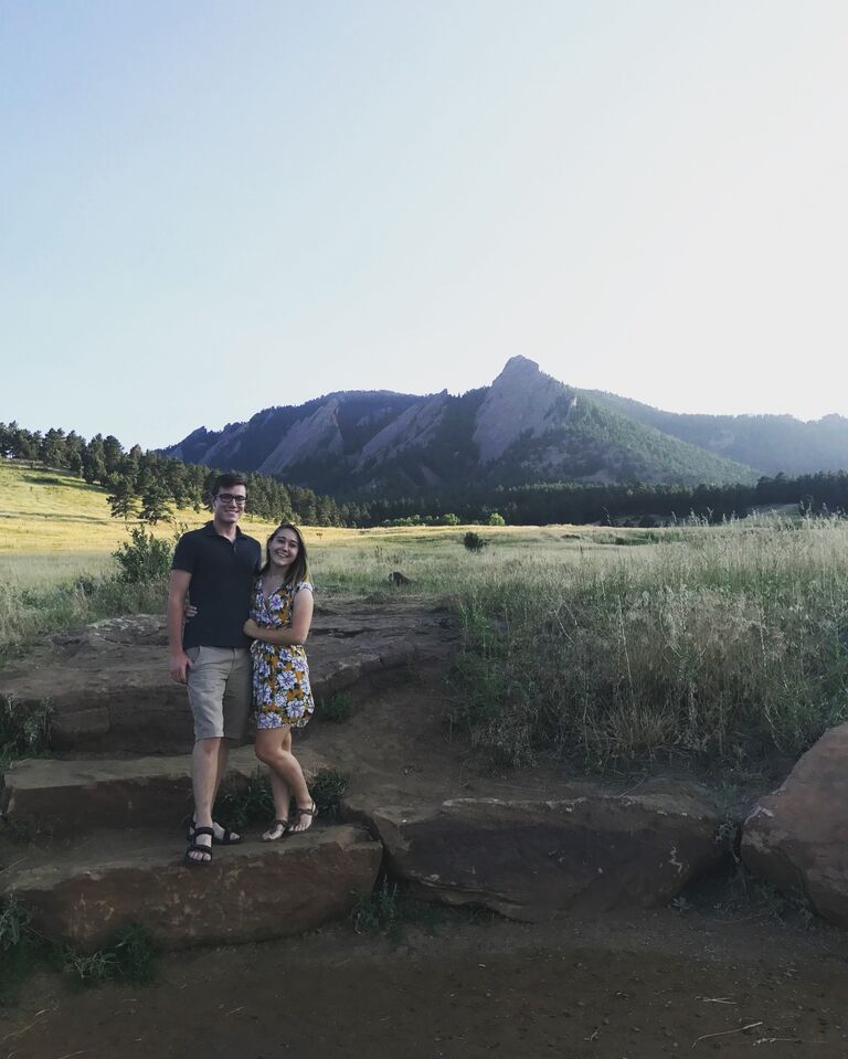 Enjoying one last evening at Chautauqua before moving out of Boulder and officially ending our college chapter. 