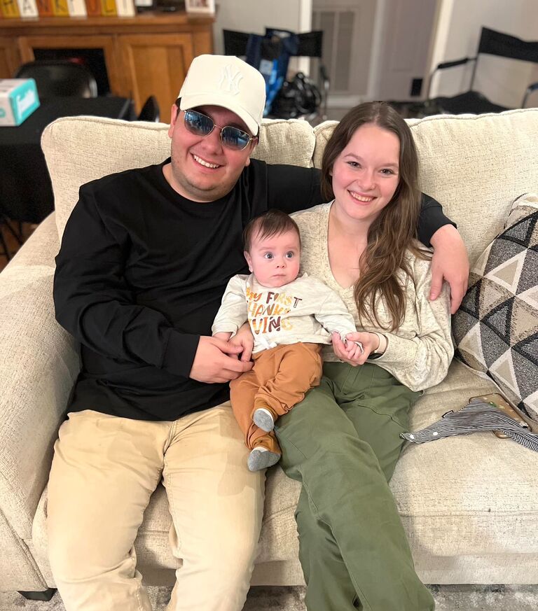 We are so in love with this sweet boy, and we can't wait to celebrate our wedding with the best guest!