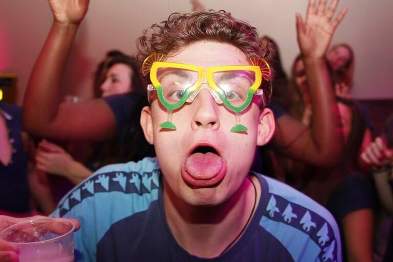 Declan at University. Hail Mary in 3rd year.
