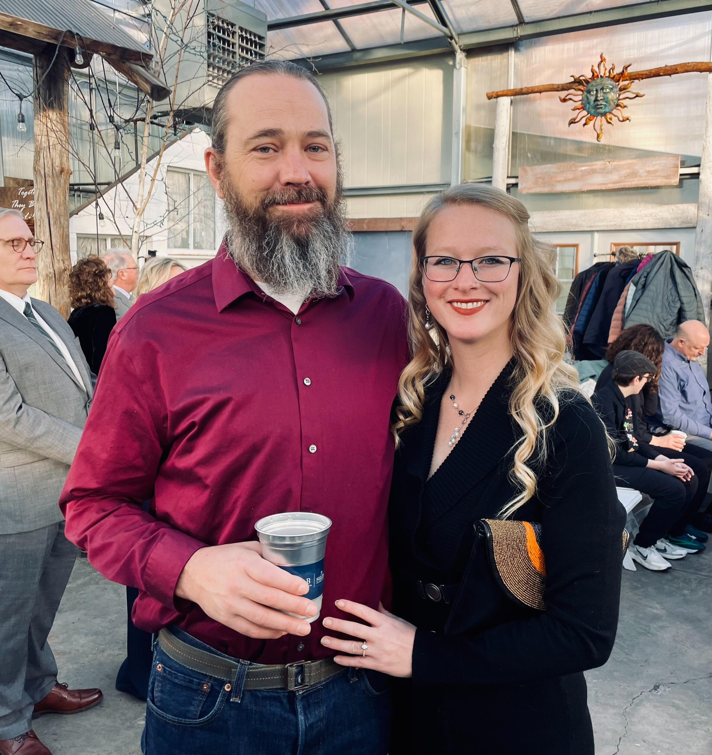 Celebrating the union of Pete and Suzie Chap in Duluth, MN