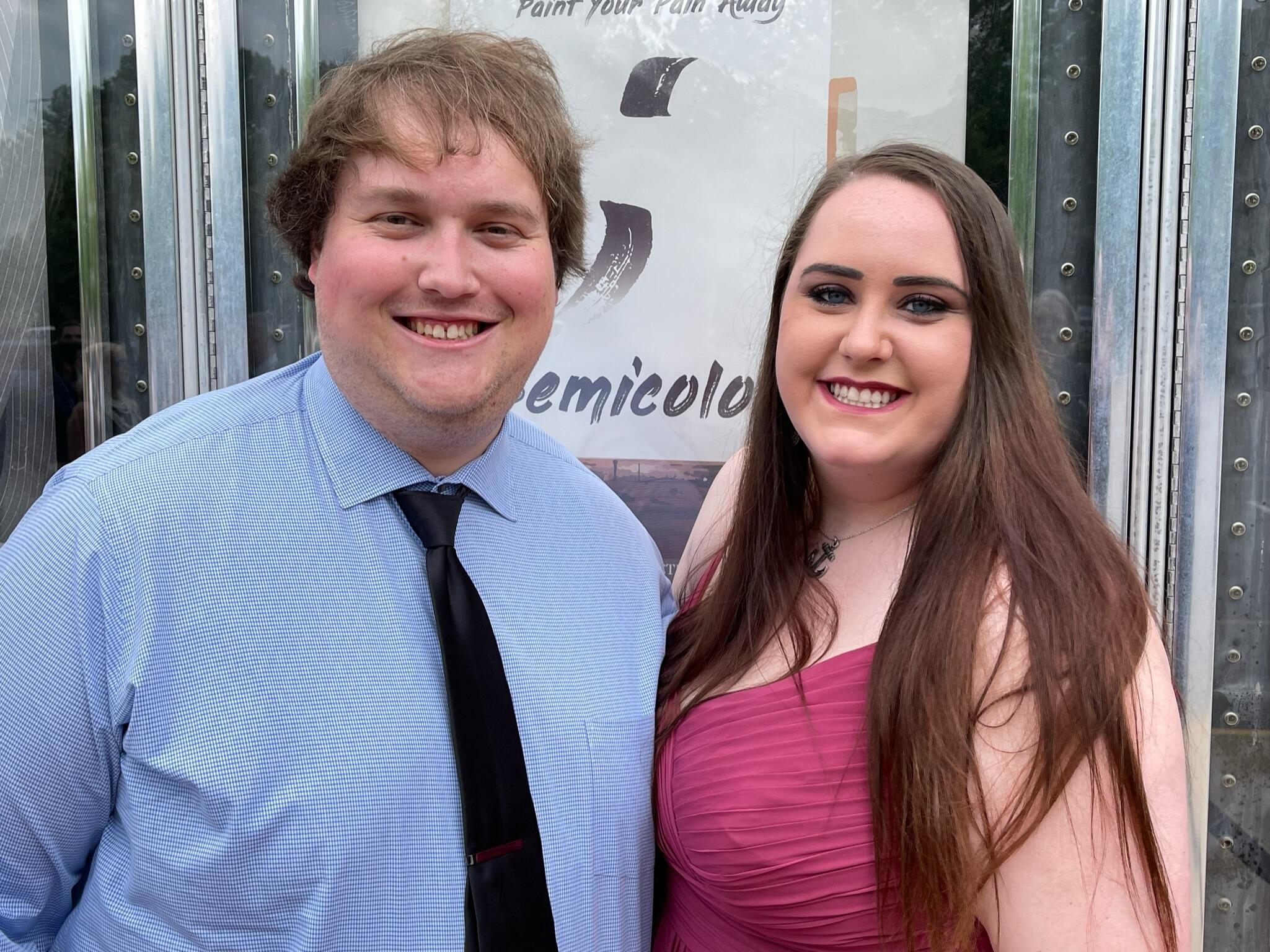 Sarah's short film's debut! He was her arm candy!