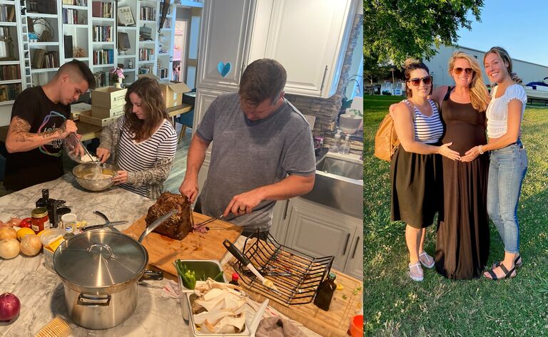 They took time apart to spend time with family and heal from their past relationships. They talked over the phone, Tim visited Amanda in Nashville and then Amanda visited Tim in Orlando. After these few months apart. 