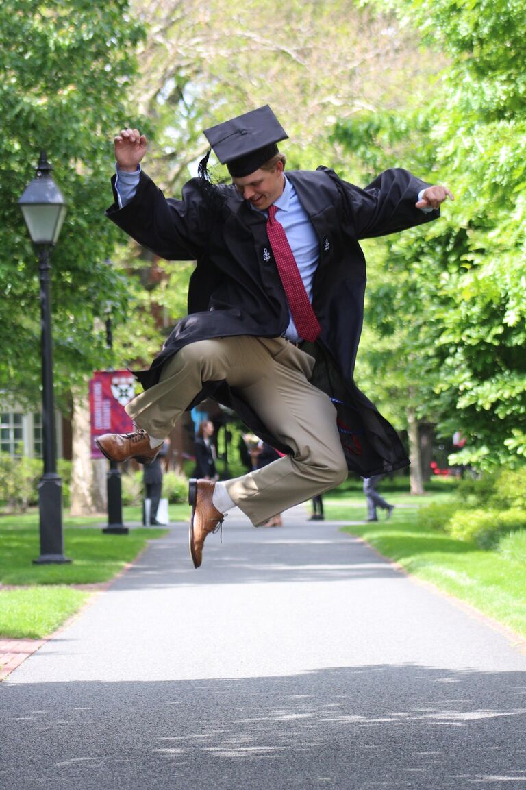 Pryor graduated from Harvard in the spring with a degree in economics and psychology.