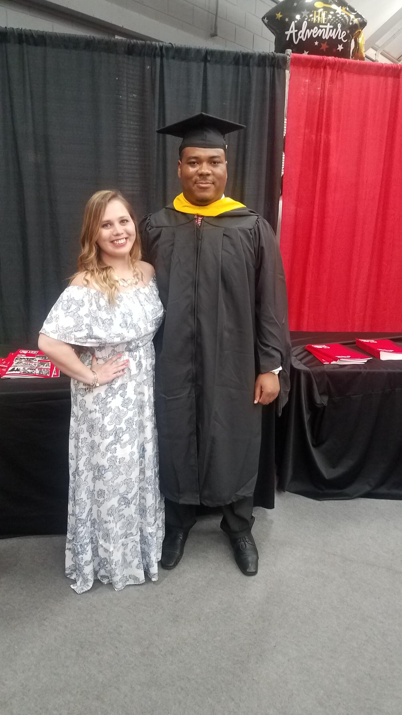Antoine's Grad School Graduation from ESU