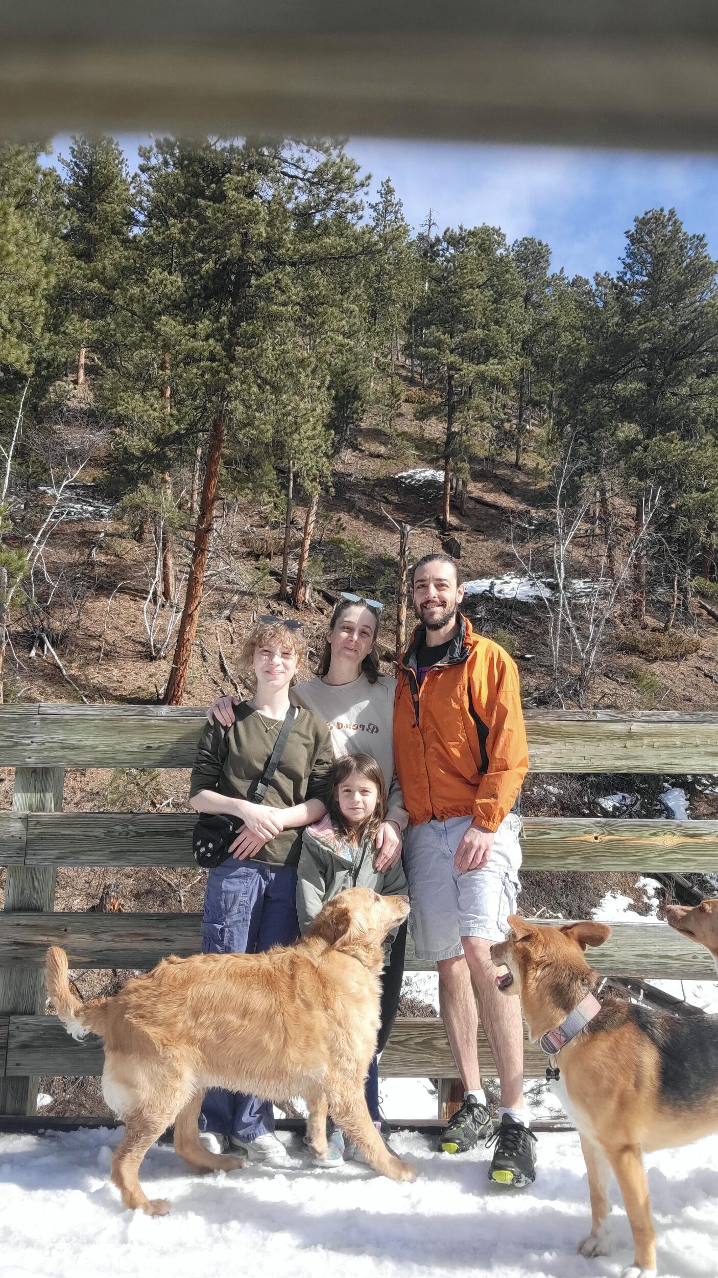 More exploring the Black Hills. This time, we're on our favorite trail, Kirk Trailhead, and Alex is in shorts. In the snow. In March. In South Dakota.