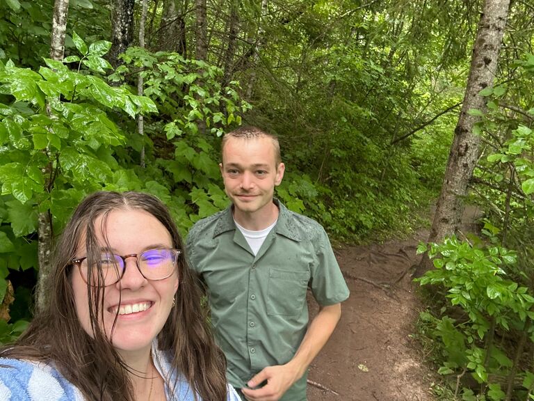 Day trip to Duluth and Gooseberry Falls - we got caught in the rain on a hike, but at least the trails weren't busy!