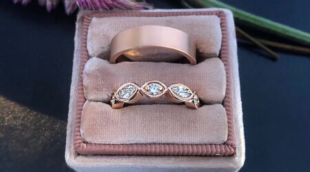 Three Diamond Engagement Ring — Quercus Raleigh Custom Engagement Rings