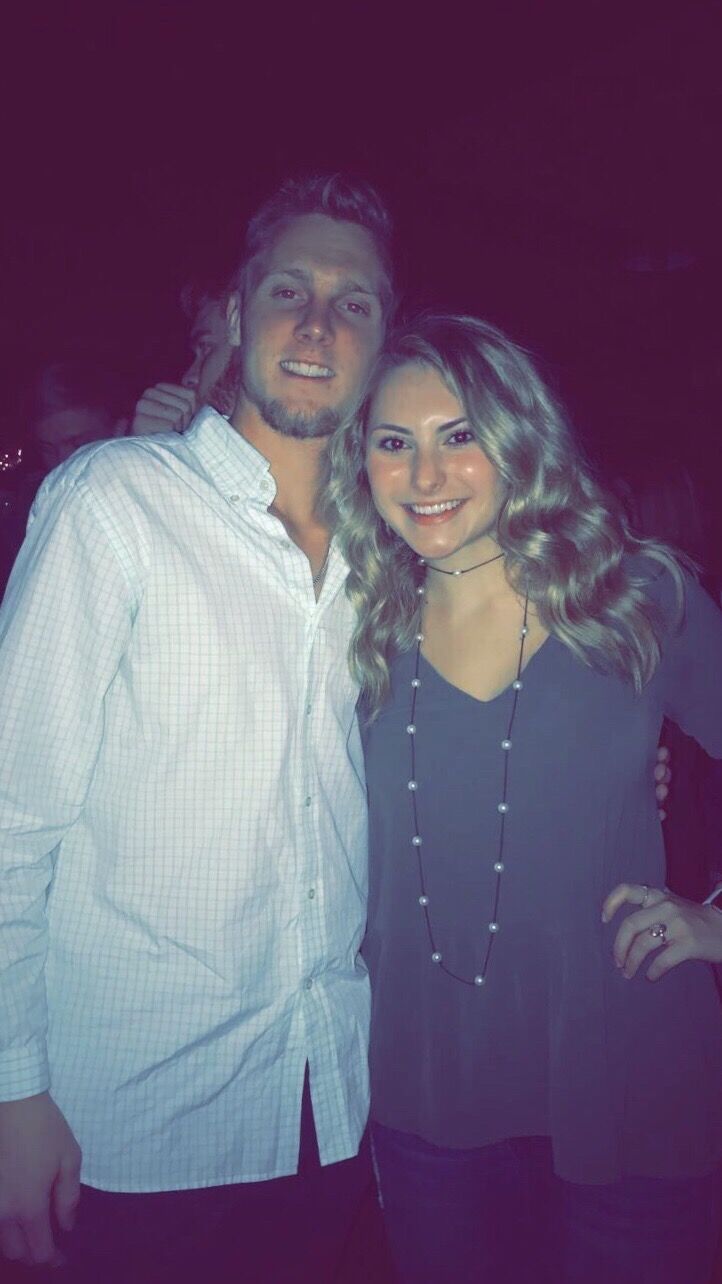 Kyle asked me to be his girlfriend New Year's Eve! Right after I said, "Are you ever going to ask me to be your girlfriend?" LOL