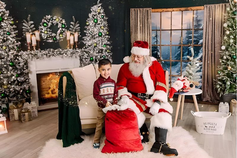 Christmas party ideas for kids - Santa visit