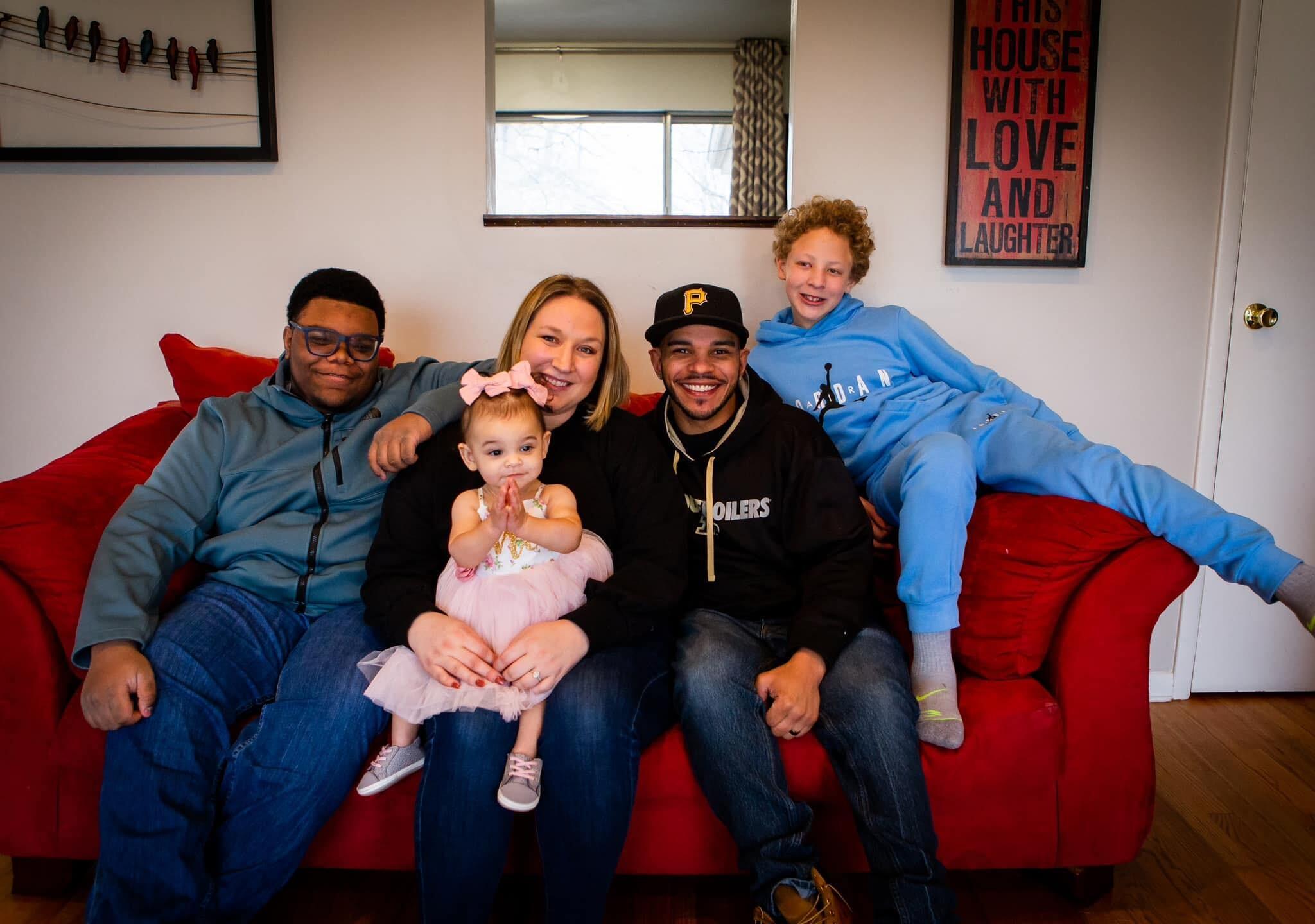 Our family is complete, and our hearts are so full ❤️